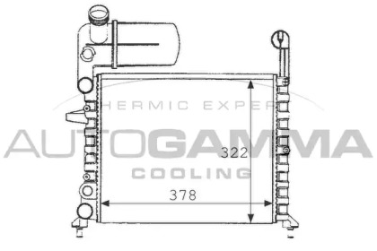 Теплообменник AUTOGAMMA 101194