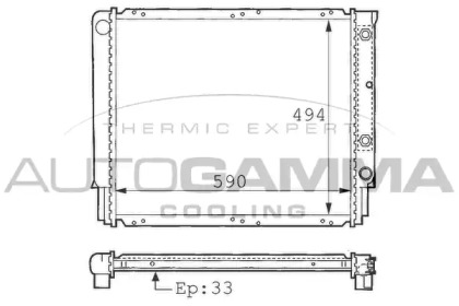 Теплообменник AUTOGAMMA 101286