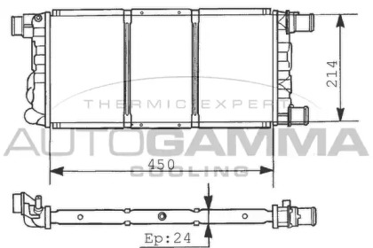 Теплообменник AUTOGAMMA 101297