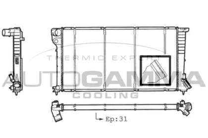 Теплообменник AUTOGAMMA 101304