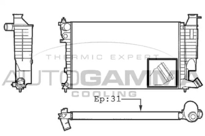 Теплообменник AUTOGAMMA 101312