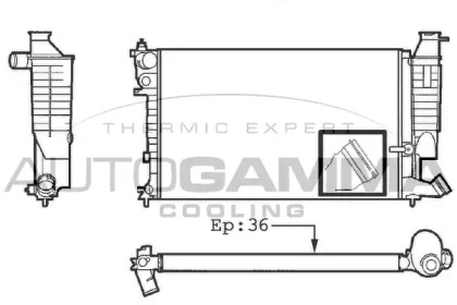 Теплообменник AUTOGAMMA 101328