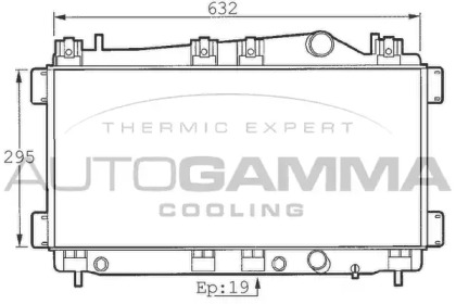 Теплообменник AUTOGAMMA 101395