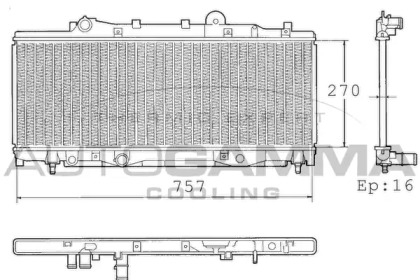 Теплообменник AUTOGAMMA 101423