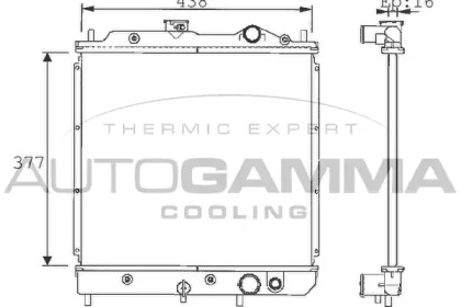 Теплообменник AUTOGAMMA 101434