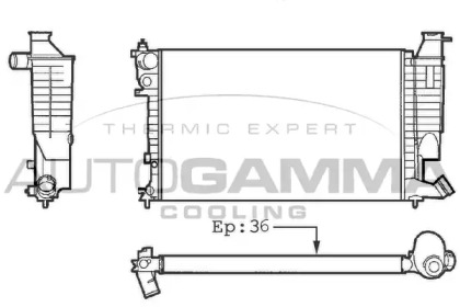 Теплообменник AUTOGAMMA 101437