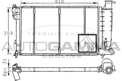 Теплообменник AUTOGAMMA 101473