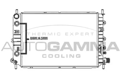 Теплообменник AUTOGAMMA 104170