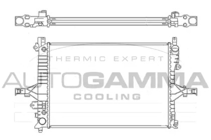 Теплообменник AUTOGAMMA 104208