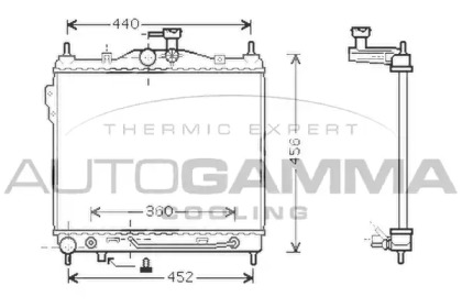 Теплообменник AUTOGAMMA 104267