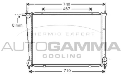 Теплообменник AUTOGAMMA 104268