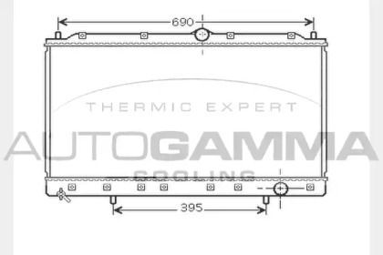 Теплообменник AUTOGAMMA 104290