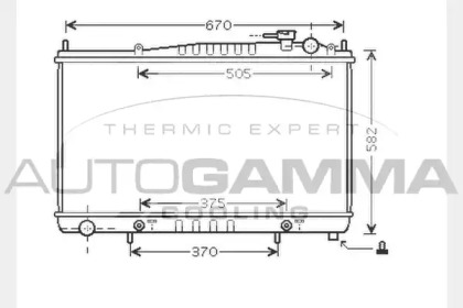 Теплообменник AUTOGAMMA 104298