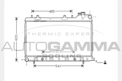 Теплообменник AUTOGAMMA 104309