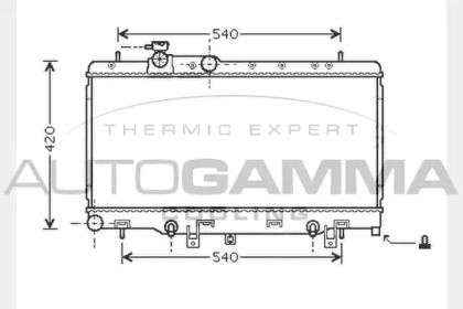 Теплообменник AUTOGAMMA 104314