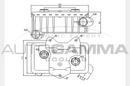 Теплообменник AUTOGAMMA 104331