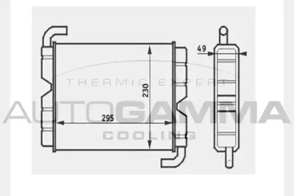 Теплообменник AUTOGAMMA 104345