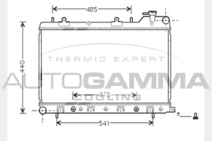 Теплообменник AUTOGAMMA 104435