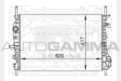 Теплообменник AUTOGAMMA 104509