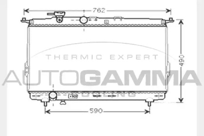 Теплообменник AUTOGAMMA 104520