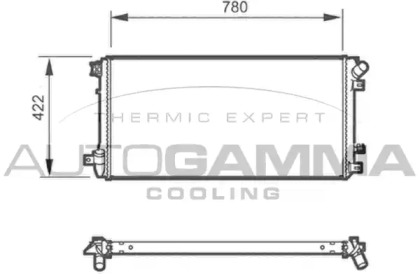 Теплообменник AUTOGAMMA 104559
