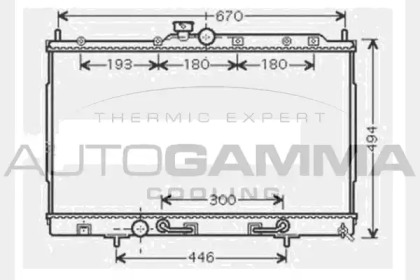 Теплообменник AUTOGAMMA 104604