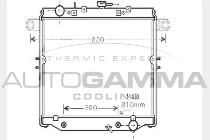 Теплообменник AUTOGAMMA 104740