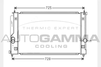 Теплообменник AUTOGAMMA 104741