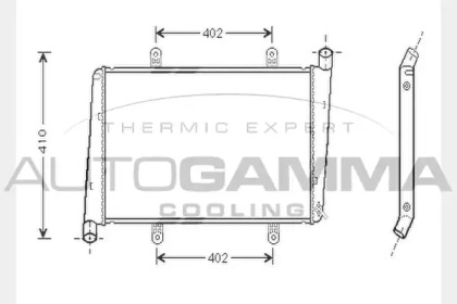 Теплообменник AUTOGAMMA 104752