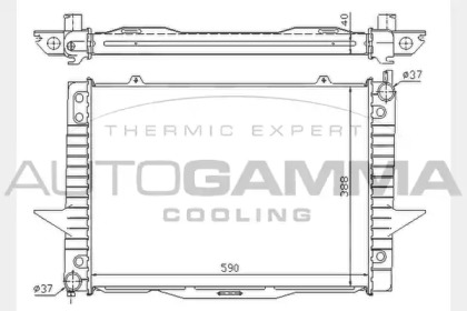 Теплообменник AUTOGAMMA 104753