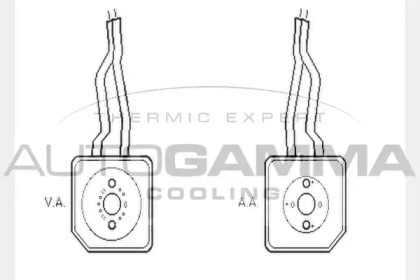 Теплообменник AUTOGAMMA 104754