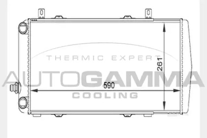 Теплообменник AUTOGAMMA 104756