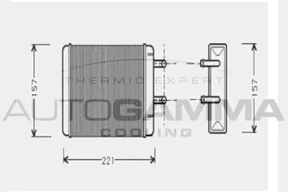 Теплообменник AUTOGAMMA 104765