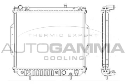 Теплообменник AUTOGAMMA 104838