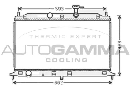 Теплообменник AUTOGAMMA 104845