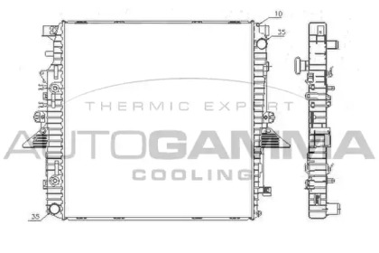 Теплообменник AUTOGAMMA 105262