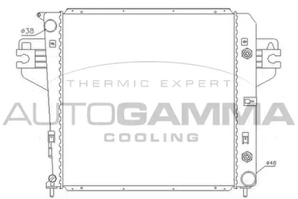 Теплообменник AUTOGAMMA 105307