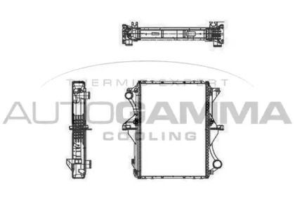 Теплообменник AUTOGAMMA 105489