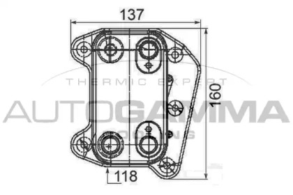 Теплообменник AUTOGAMMA 105739