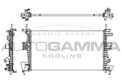 Теплообменник AUTOGAMMA 105917