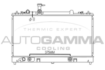 Теплообменник AUTOGAMMA 107476