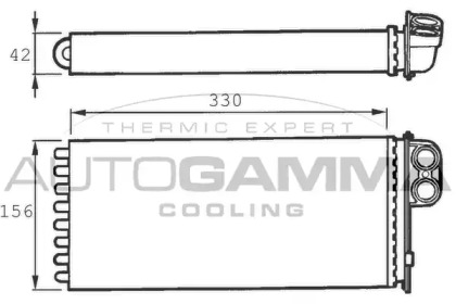 Теплообменник AUTOGAMMA 300984