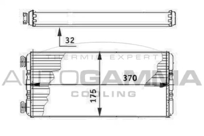 Теплообменник AUTOGAMMA 304762