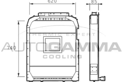 Теплообменник AUTOGAMMA 400064