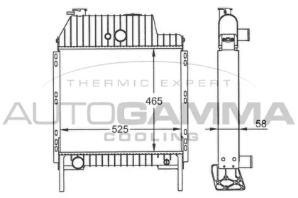 Теплообменник AUTOGAMMA 400204