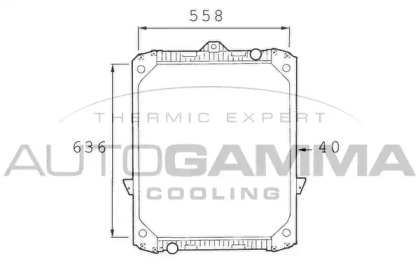 Теплообменник AUTOGAMMA 400216