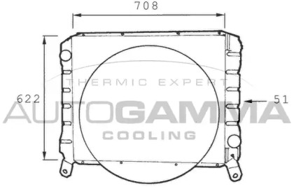 Теплообменник AUTOGAMMA 400232