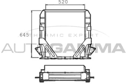 Теплообменник AUTOGAMMA 400252