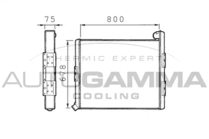 Теплообменник AUTOGAMMA 400266