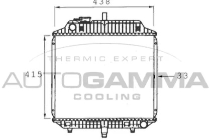 Теплообменник AUTOGAMMA 400442